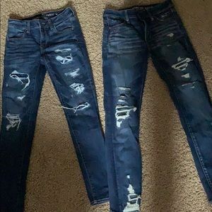 AEO distressed jeans
